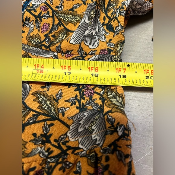 Easel Multi Color Babydoll Tunic Shirt/Dress Size L BohoWide Sleeves Loose‎ Fit - Picture 9 of 12